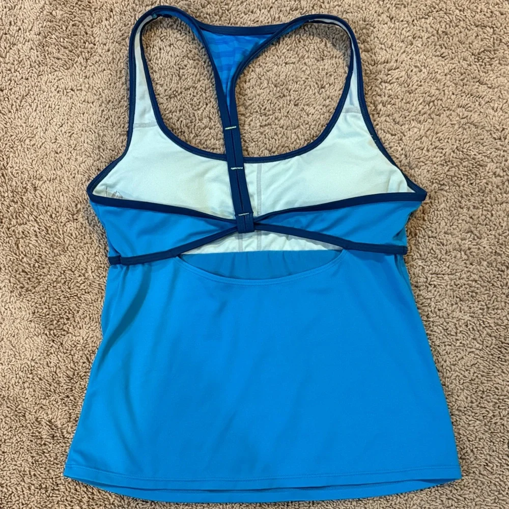 Women’s Nike Blue Tankini Racerback Top Size 8